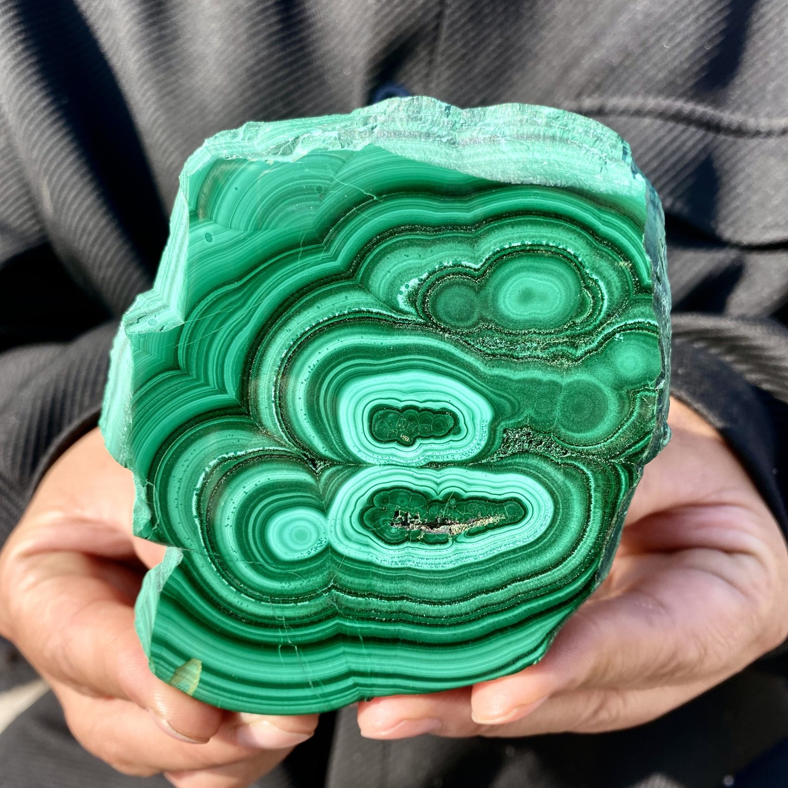 408G Natural malachite flake quartz crystal mineral specimen Reiki decoration -