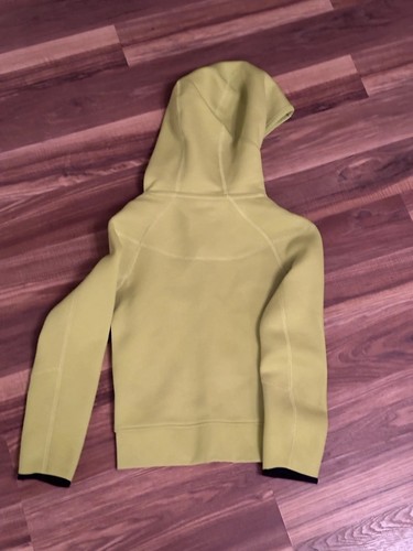 Nike Boys Sportswear Full Tech Fleece Hoodie XS Bright Cactus/Black - Picture 4 of 4