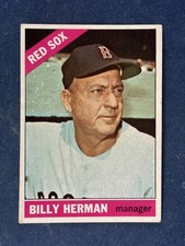 1966 Topps #37 Billy Herman Boston Red Sox GOOD