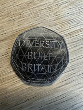 Rare Diversity Built Britain 50p Fifty Pence Coin Collectors Genuine 2020