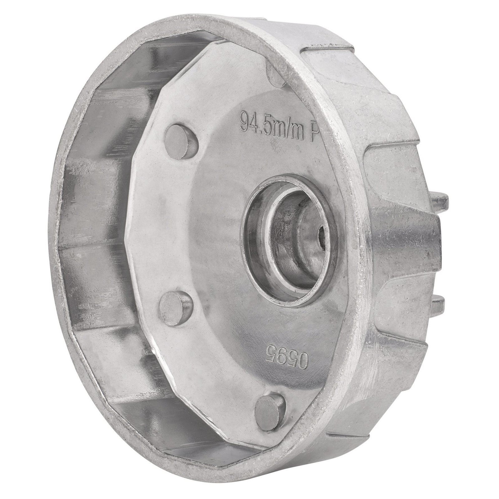 Draper Oil Filter Wrench, 3/8"" Sq. Dr., 94.5mm/15 Flutes