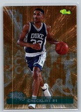 1995 Classic Images Four Sport Multisport #119 Checklist #1 - VG