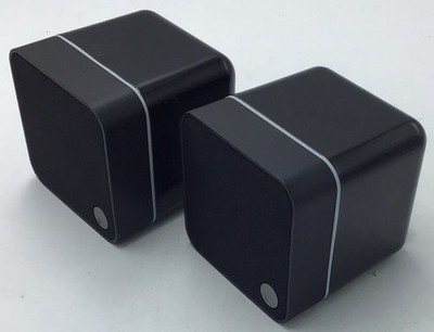 Set of 2 Cambridge Audio MINX MIN 12 Satellite Speakers  (Black)  d623