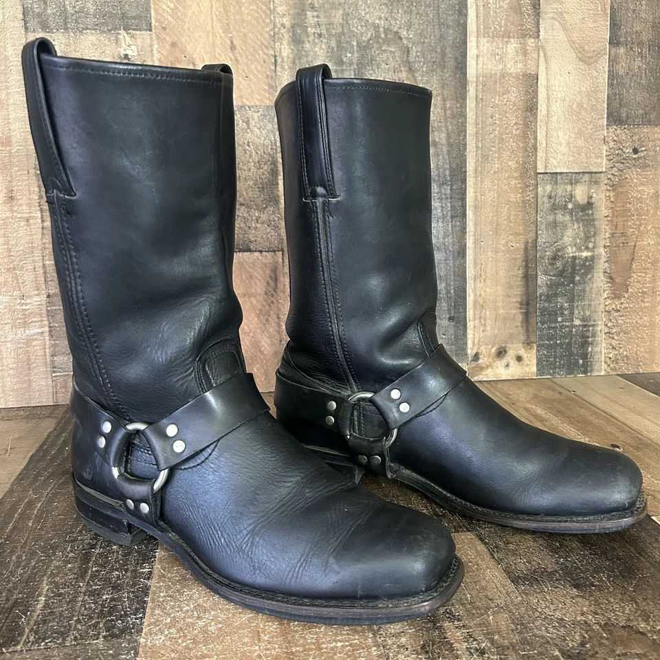 Botas Frye 700 Hebilla Arnés Puntera Cuadrada Para Hombre 12 M Foto 2 de 4