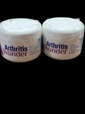 Arthritis Wonder Pain Relief Cream 2 Jars 8 ounces Each Exp 10/2026
