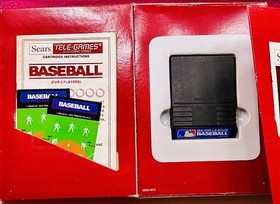 Major League Baseball Sears Tele-Games VTG 1978 Super Video Arcade Intellivision