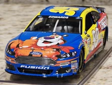 2013 #99 Carl Edwards Kellogg's Ford Fusion Richmond Race Win 1:24 Diecast RARE