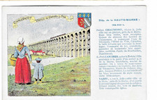 CPA Pastille VALDA Dept de la HAUTE-MARNE Armoirie Blason CHAUMONT Langres Vassy