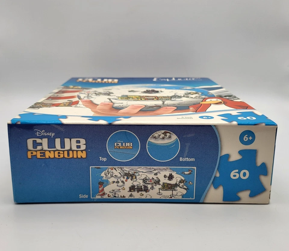 Disney Club Penguin Esphera 3D Puzzle Ball 60pc 2009 Jigsaw Collectible Complete - Image 4 of 4