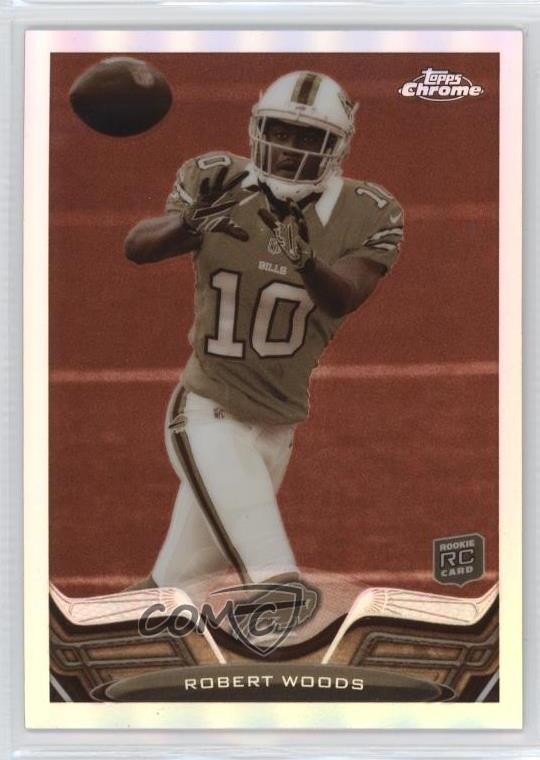 2013 Topps Chrome Sepia Refractor 83/99 Robert Woods #3 Rookie RC 1by