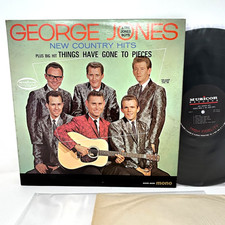 VG+ Mono George Jones New Country Hits vintage vinyl record lp musicor mm2060