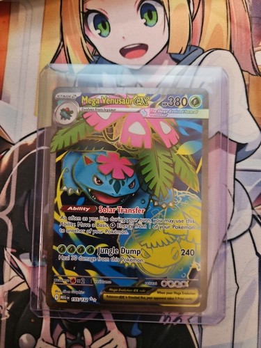 Pokémon Mega Evolution Mega Venusaur EX Ultra Rare Karte 155/132 MT-GMT PSA 10 👀