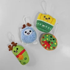 What Do You Meme Emotional Support Plush Ornaments Lot of 4 Christmas Holiday