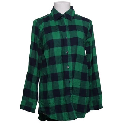 Joan Rivers, Flanellhemd, Größe: XS, Grün/Blau, Baumwolle, Karo, Flanell #dlw