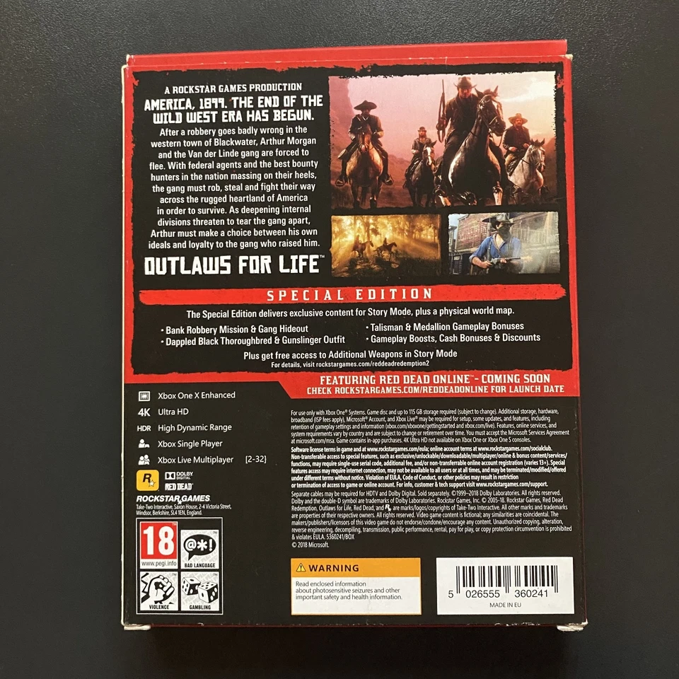 Red Dead Redemption 2 - Special Edition (Xbox One) SEALED FREE UK SHIPPING - Image 2 of 4