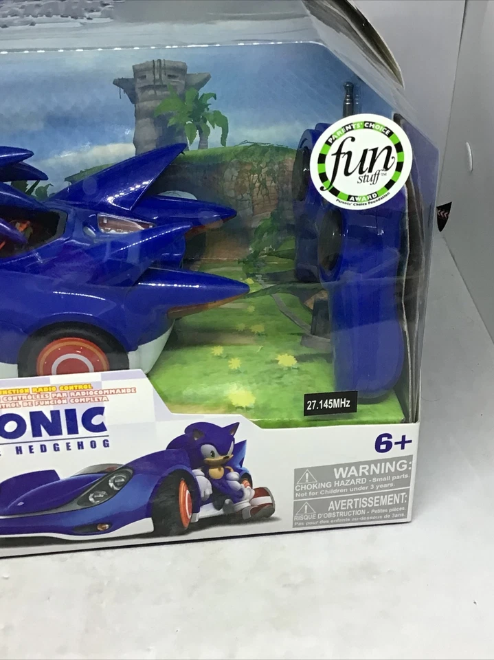NIB 2011 NKOK,Inc. Sonic & SEGA All-Stars Racing Remote Control Race Car *RARE* - Image 3 of 4