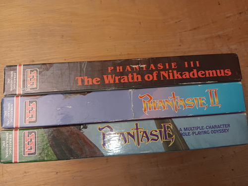 Phantasie 1,2,3 CIB Lote (Atari ST) COMPLETO EN CAJA SSI Caja Vintage Videojuego - Imagen 8 de 9