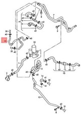AUDI VW A3 S3 SPORTBACK LIM. QUATTRO. SPORTB. COOLANT HOSE 1K0122447BD