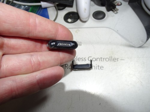 Sega Genesis 1631 Top Black Power & Reset Button w/LED Cover ONLY-Just OK-READ - Picture 4 of 11