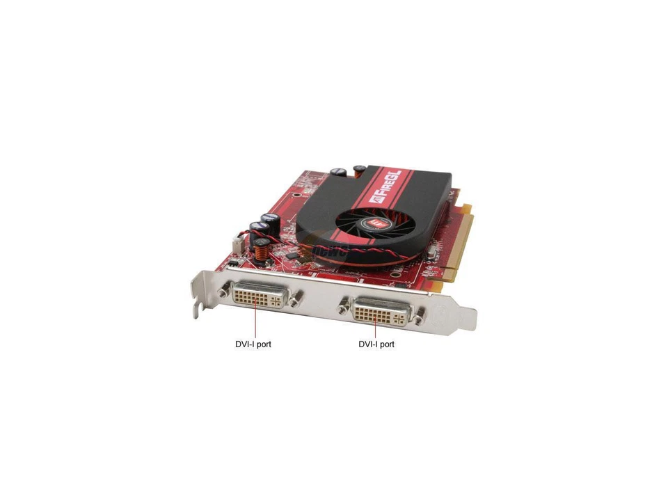 ATI FireGL V3300 PCIE 128MB GDDR2 Dual DVI Workstation Video Card 109-A77631-10 - Image 2 of 4