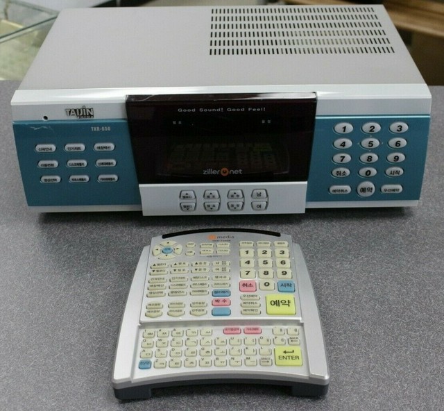 Taijin Media Ziller Korean Karaoke Machine TKR650 TKR500D W/TKR750IR