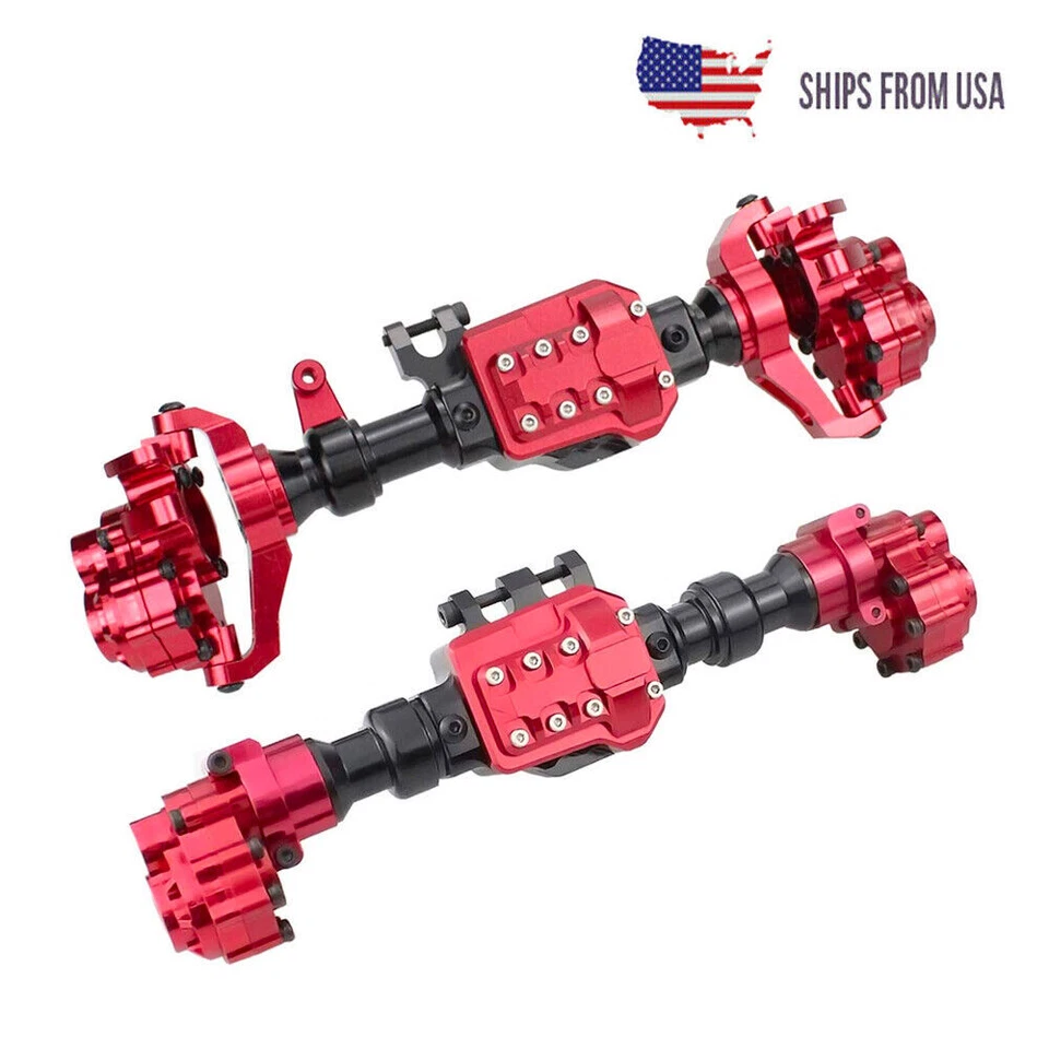 TRX4 遥控履带式前后轴铝合金外壳套件适用于 1/10 Traxxas 汽车 — 第 2/4 张图片