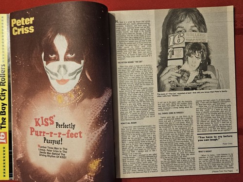 16 Magazine October 1978 KISS Paul Stanley - Picture 5 of 9