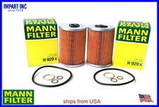 Mercedes Oil Filter 000 180 06 09 MANN H929x (2) Filters