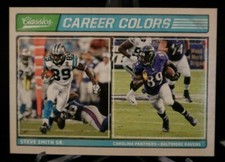 2017 Classics Career Colors #CC-2 Steve Smith Sr. Carolina Panthers / Ravens