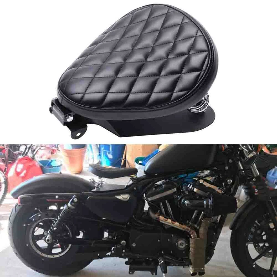 For Honda Rebel 250 CMX250C 300 500 Bobber Motorcycle 3" Spring Solo Seat Saddle - Image 4 of 4