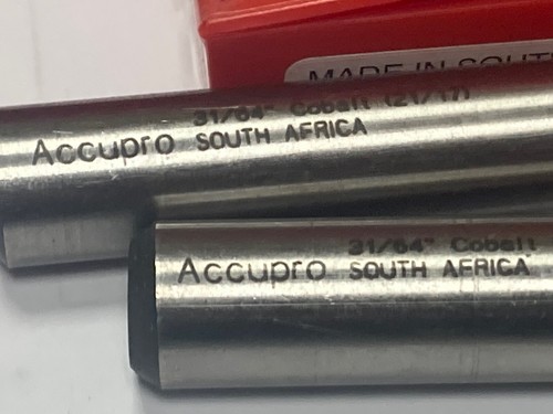 Lotto di 2 punte per trapano avvitatore Accupro 1631229-AC, 31/64", 130°, cobalto, - Foto 4 di 5
