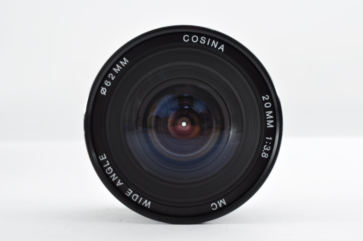 COSINA 20MM 1:3.8 MC WIDE ANGLE Mアダプター付き Cosina MC 20mm f/3.8 Ultra Wide Angle Lens Nikon F Mount