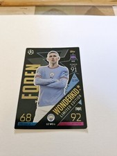 Match Attax 22/23 "PHIL FODEN" #LEWO1 Man City Trading Card WONDERKID L/E