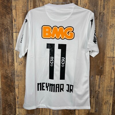 Santos 2012 Home Soccer Jersey NEYMAR JR #11 Nike Men's Sz