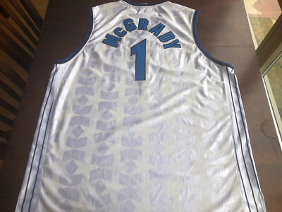 Reebok Authentic Orlando Magic Tracy McGrady # 1 White Star Jersey