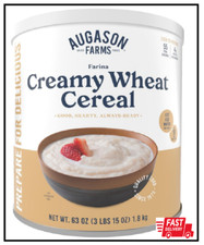 Augason Farms Creamy Wheat Cereal Can Emergency Food Supply Everyday Meals 55