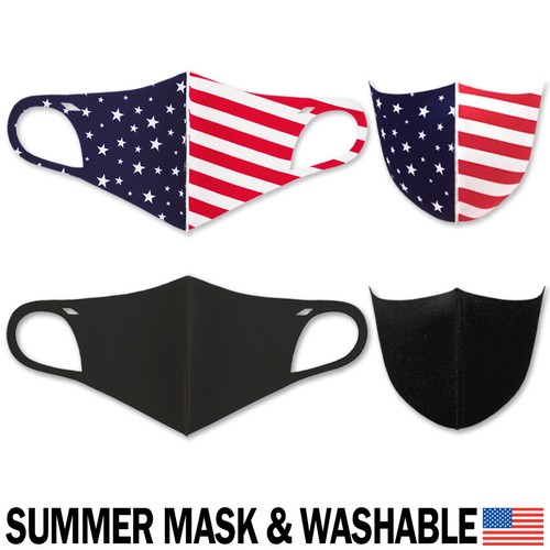 Máscara facial de verano - lavable ligera transpirable spandex unisex moda para adultos - Imagen 38 de 47