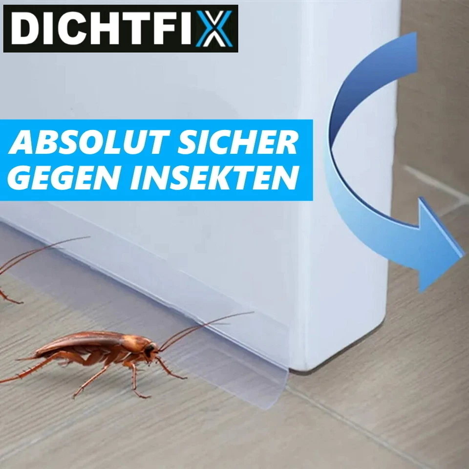 DICHTFIX Silikon Dichtungsstreifen Silikondichtstreifen Türbodendichtung - Bild 3 von 4