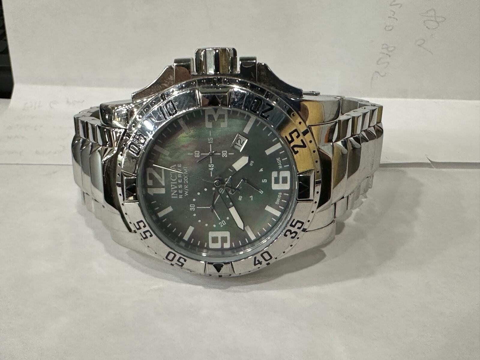 Invicta Reserve Excursion Chronograph MOP Dial St… - image 2