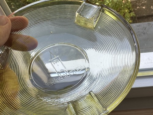 SCHOTT Gen JENA Wilhelm Wagenfeld seltener Aschenbecher Rillen Jenaer Glas - Bild 7 von 13