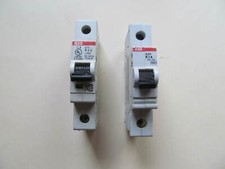 (2) ABB Circuit Breakers, S201U - K2, Single Pole, S271 - K1A, Single Pole