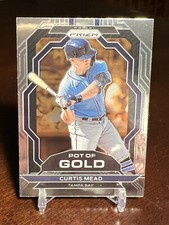 Curtis Mead 2023 Prizm Baseball POT OF GOLD Prizm Card #PG2 RC  Tampa Bay Rays