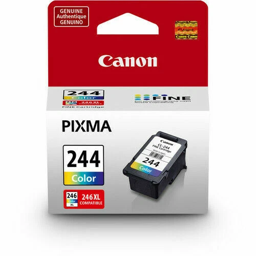 Official Canon CL-244 Fine Ink Color Cartridge! Brand New! Sealed! Authentic!