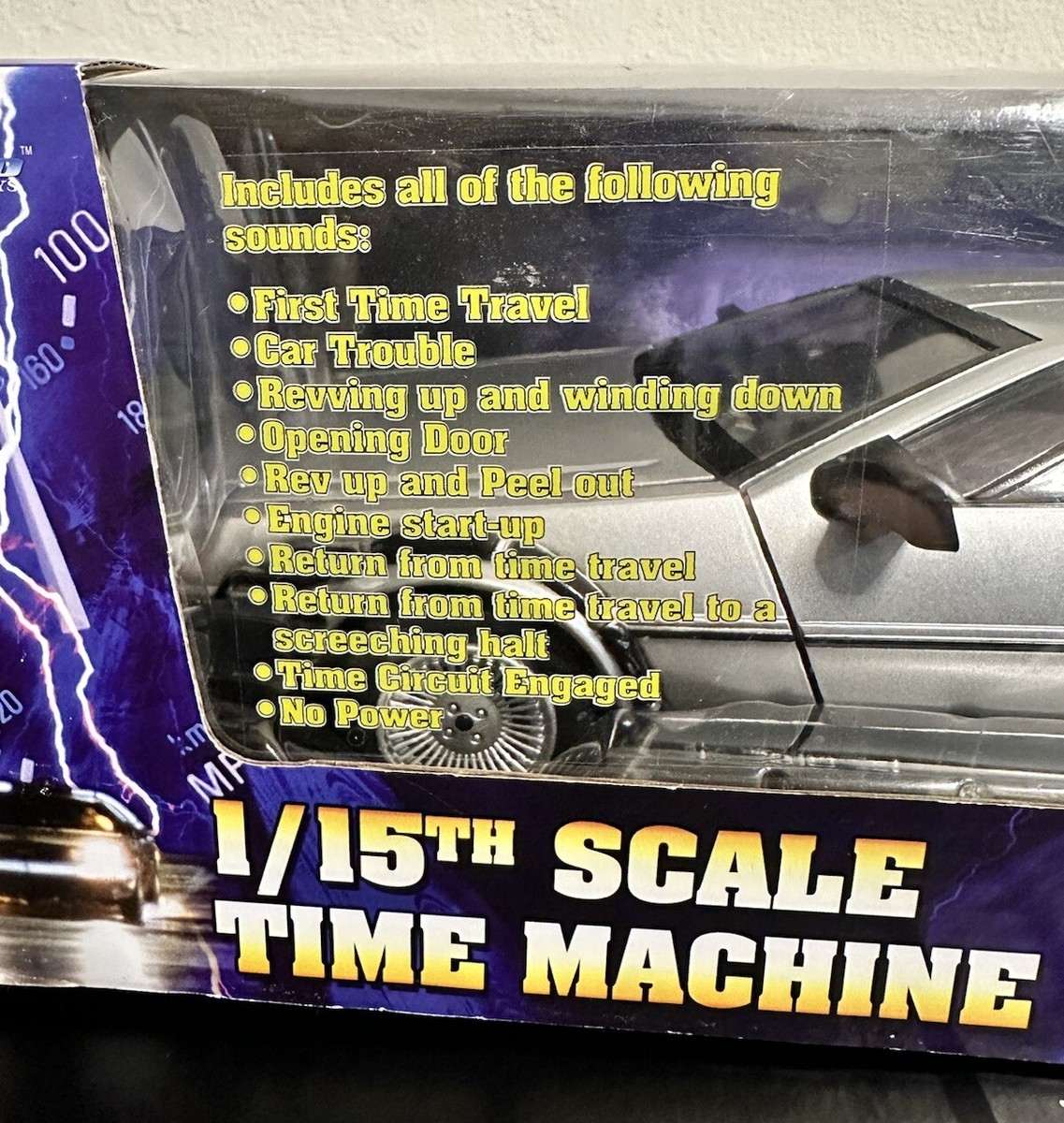 Back To The Future II DeLorean 1/15 Time Machine Movie Car