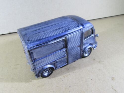 482W IXO Transformé Citroën Type H 1961 Gris Repeint + Figurine au Volant 1:43 - Picture 10 of 10