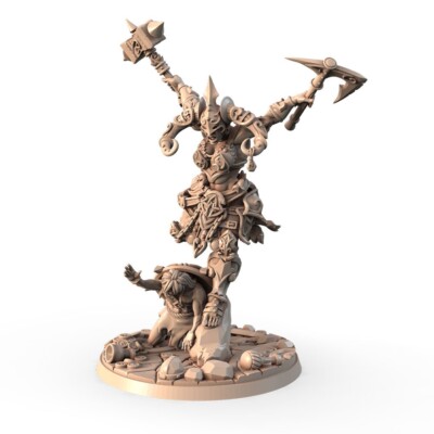 Norse Warrior Woman - Hammer Axe - Signum Games - Fantasy Dungeons and Dragons