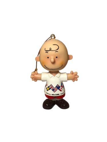 Peanuts Snoopy Christmas Ornament Kurt Adler Decoration Figurine Charlie Brown - Foto 7 di 13