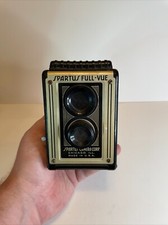 Vintage Spartus Full-Vue Box Camera 120 Film Top View Chicago Made In The USA
