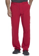 Dickies Scrubs Men Natural Rise Drawstring Scrub Pant DK015 RED Red Free Ship