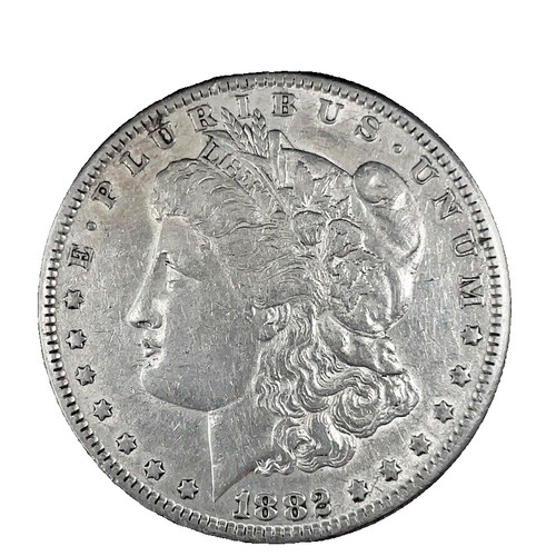 1882 Morgan Dollar XF-AU 90% Silver $1 U.S Coin # 2041